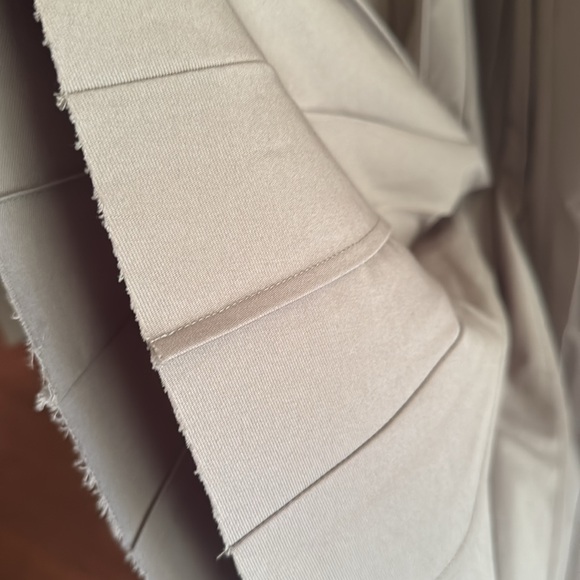 Tibi Oliver cotton pintuck skirt in moon grey, size 10, NWT $175 - Picture 6 of 9